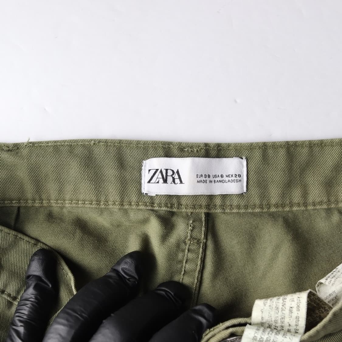 ZARA 올리브그린 카펜터 카고 팬츠 상품이미지6
