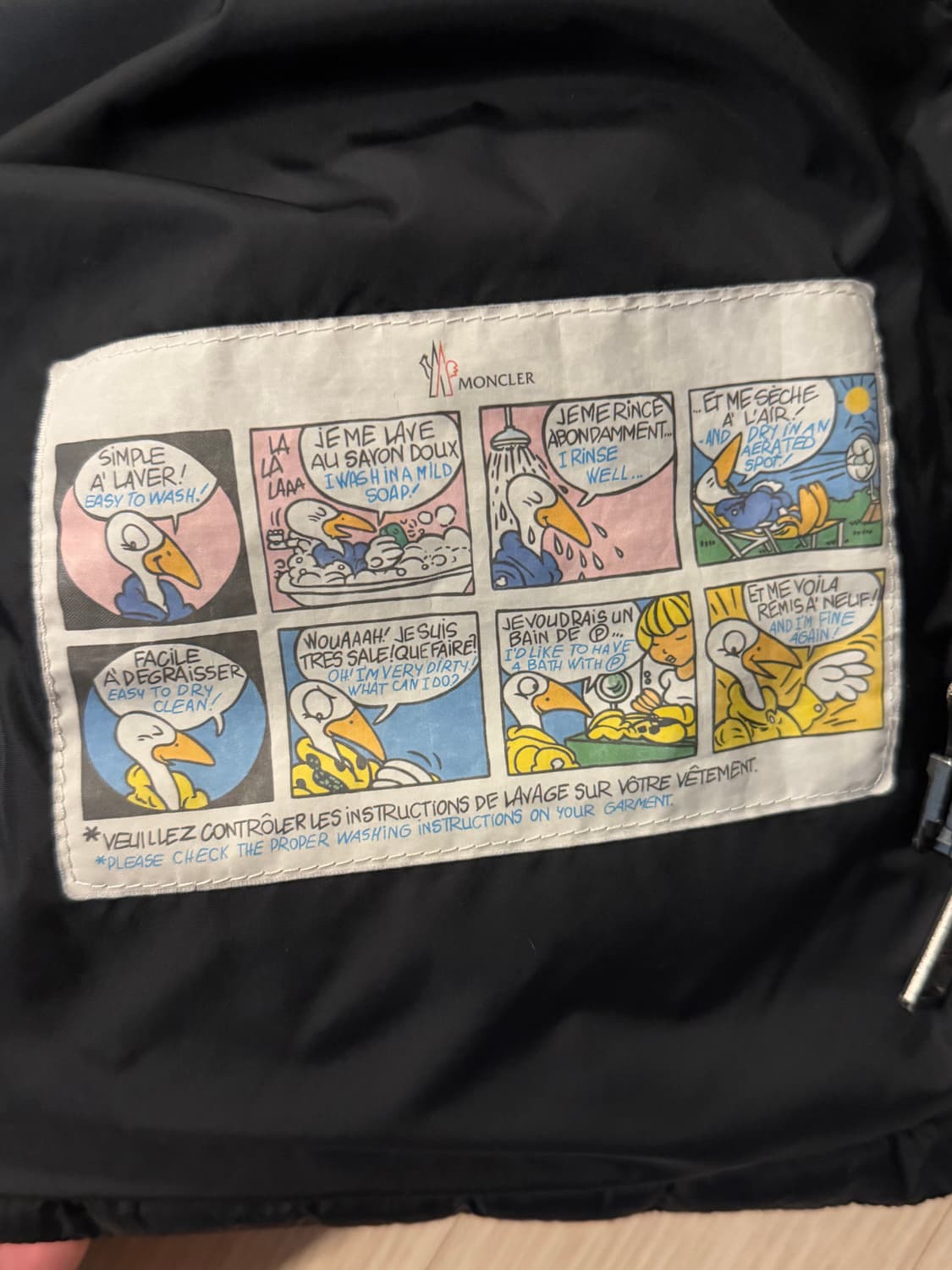 {당일 발송/4size} 몽클레어 클루니 Cluny 블랙 패딩 (리얼퍼) 상품이미지9