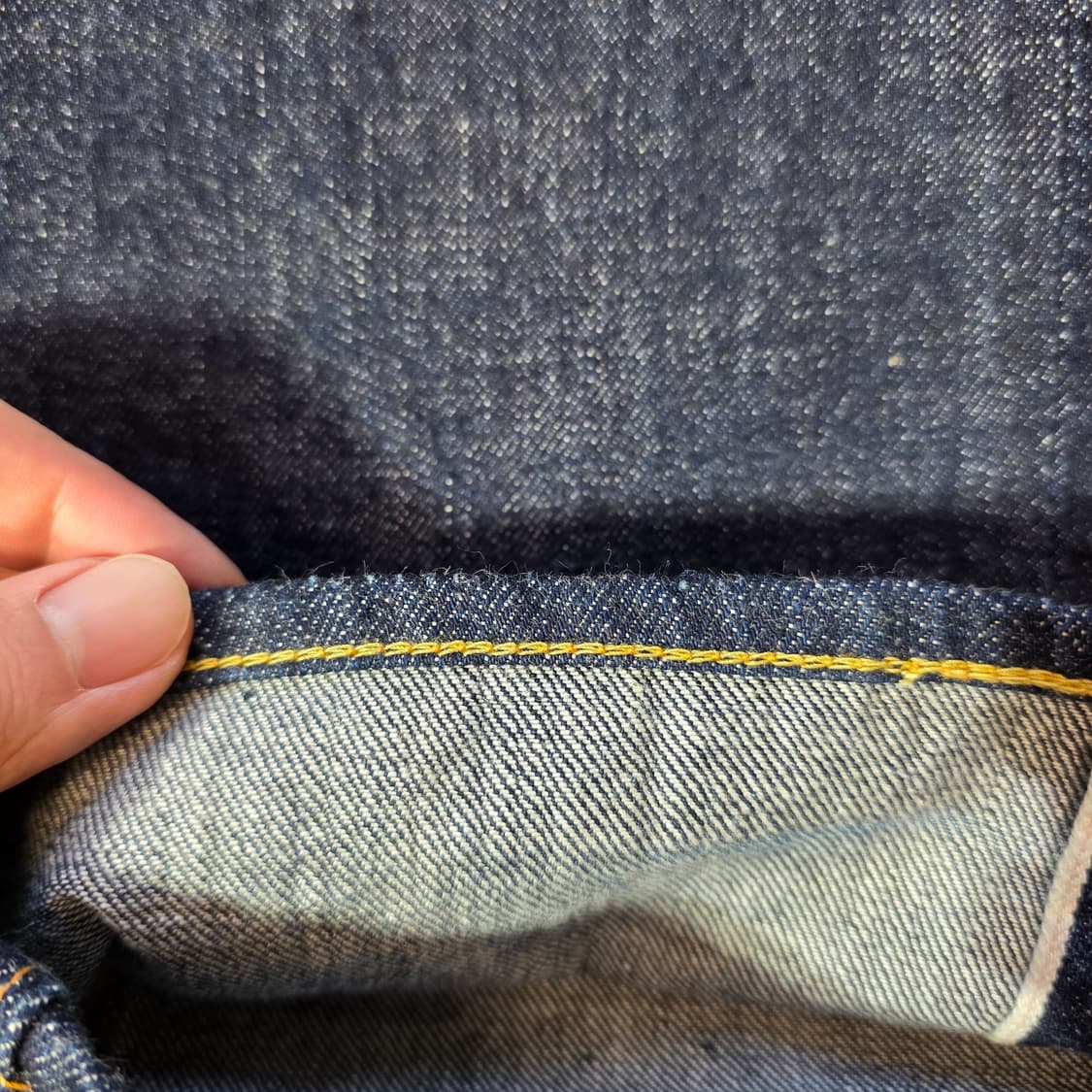 [W33L34]풀카운트 1101 데님팬츠 (체인스티치 수선) 상품이미지6