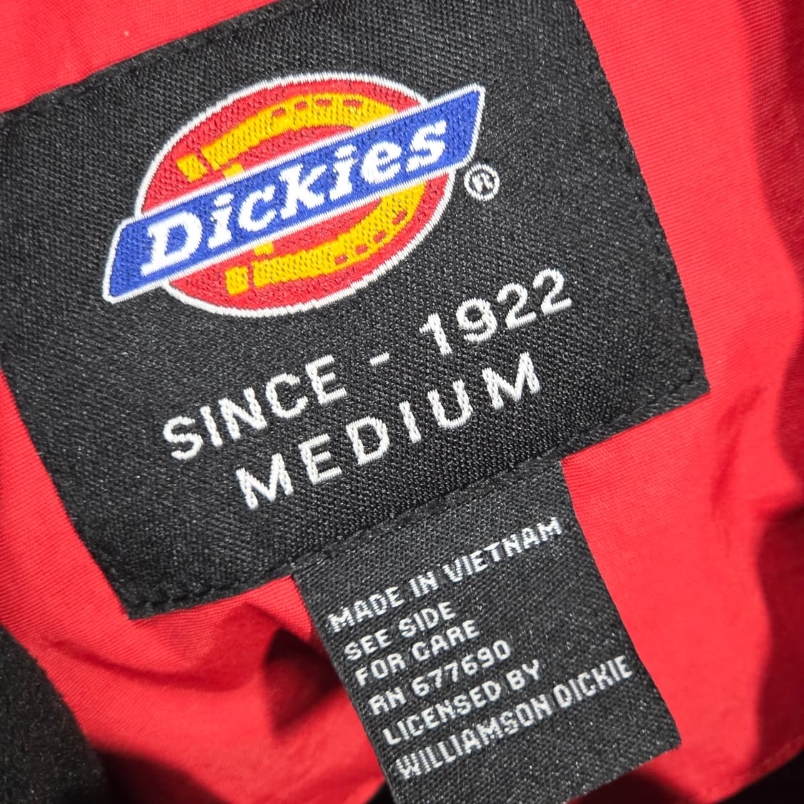 디키즈 레드 패딩 점퍼 상품이미지8