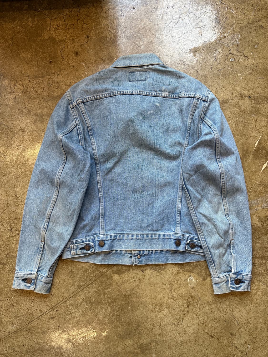 90s 90년 생산 리바이스 데님 트러커재킷 상품이미지8