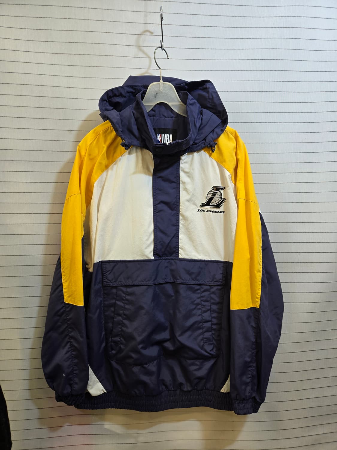 NBA 레이커스 바람막이 후드 아노락 상품이미지1