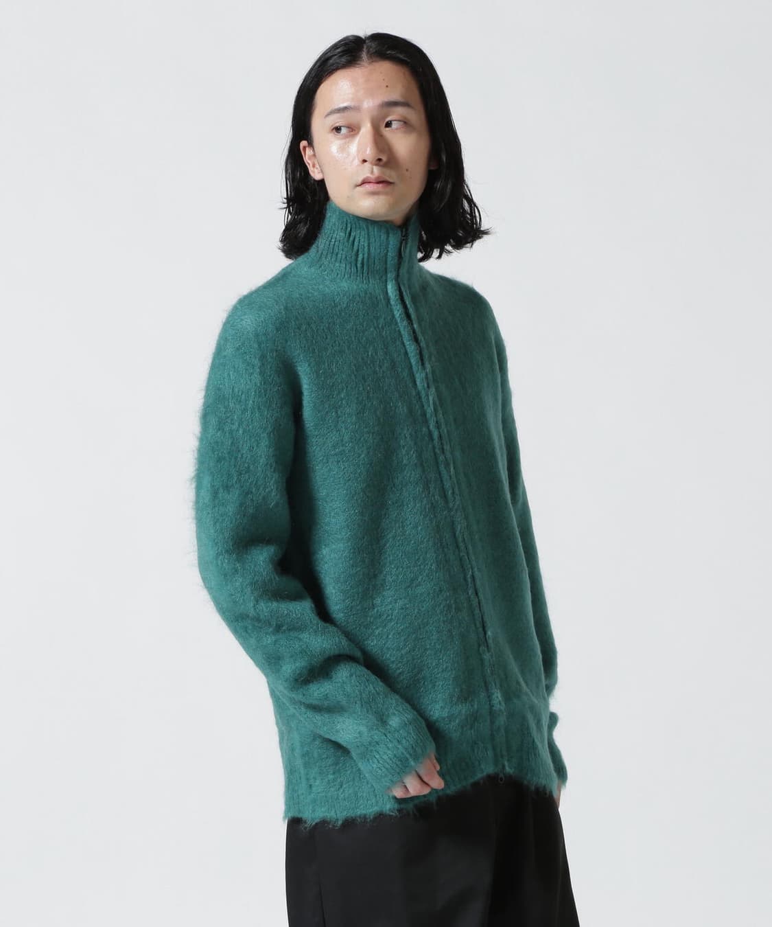 니들스 집업 모헤어 가디건 L 상품이미지1