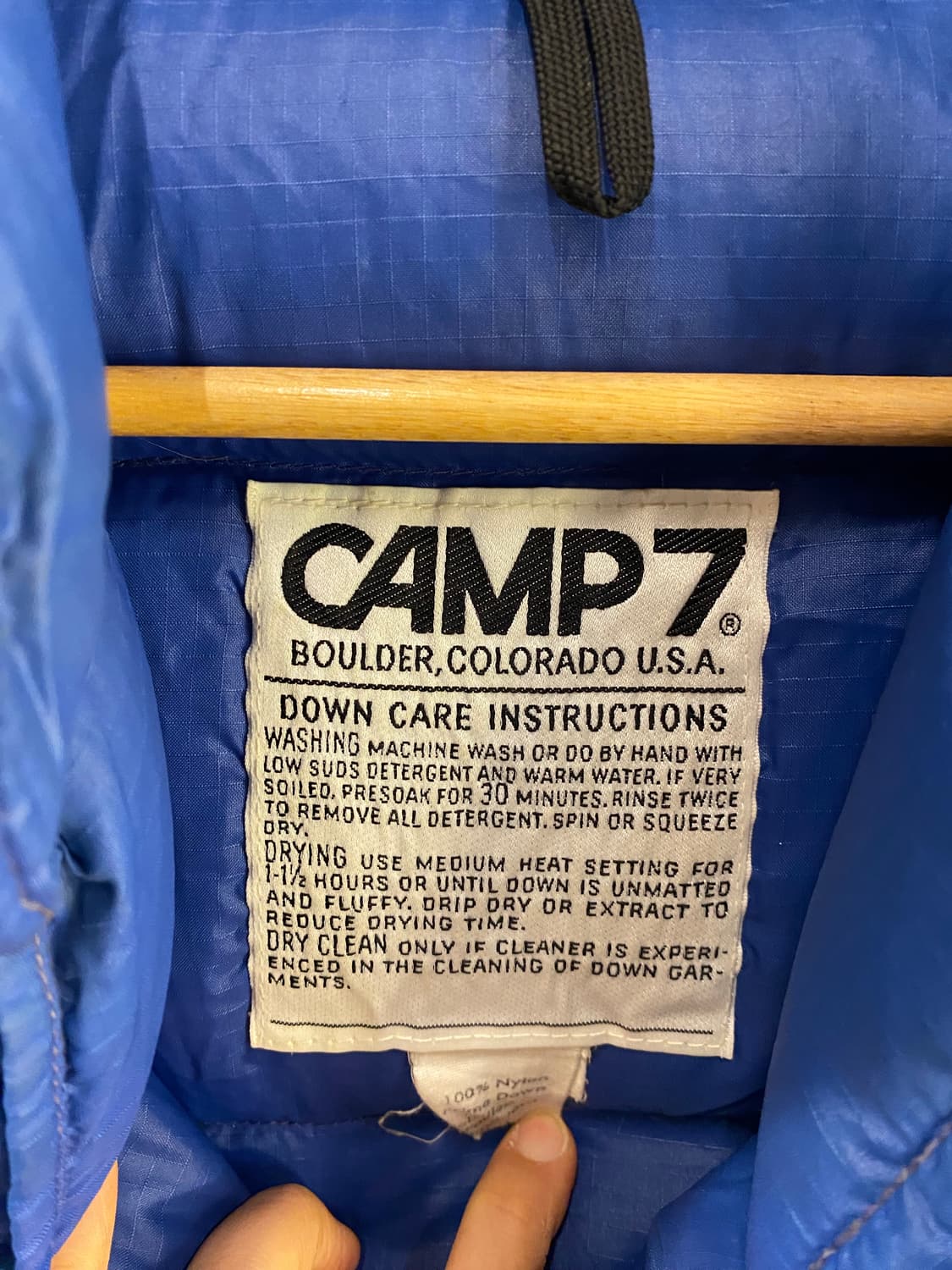 USA CAMP7 덕다운  패딩조끼 M 상품이미지3