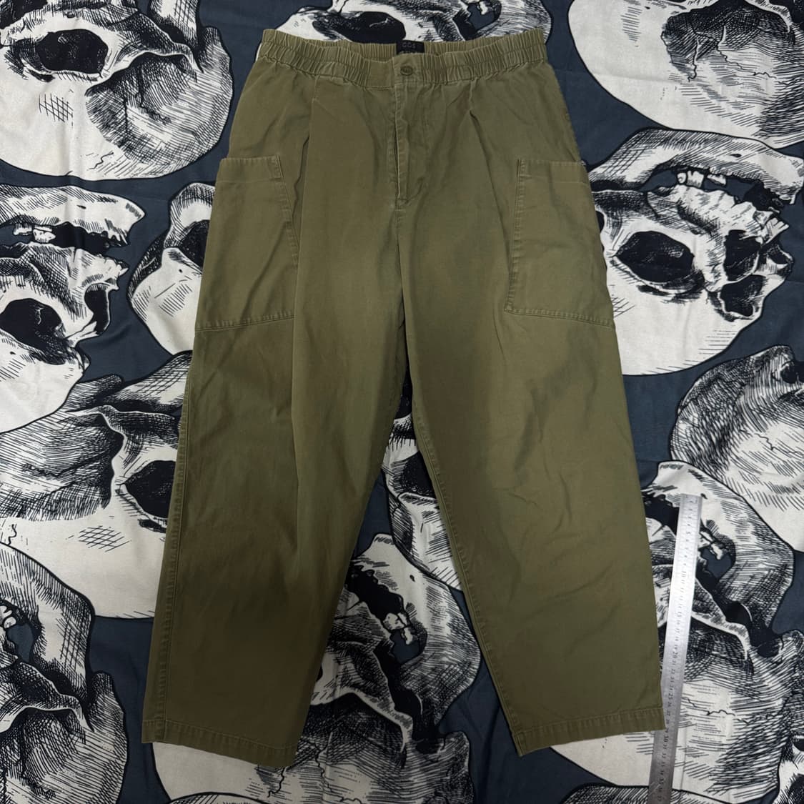 cos 코스 와이드핏 9부 팬츠 50(XL)사이즈 상품이미지2