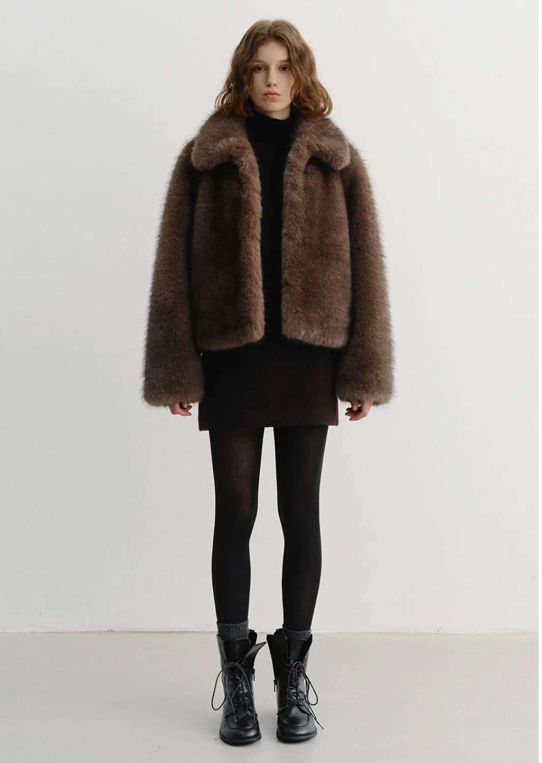 던스트 cropped fur jacket 퍼자켓 상품이미지4