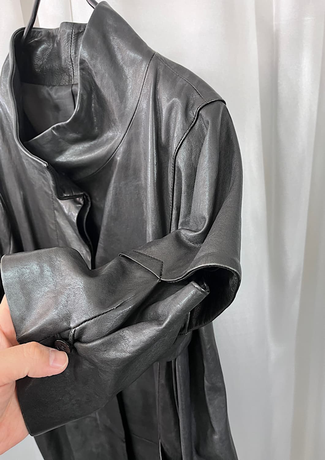 vintage leather coat  상품이미지4