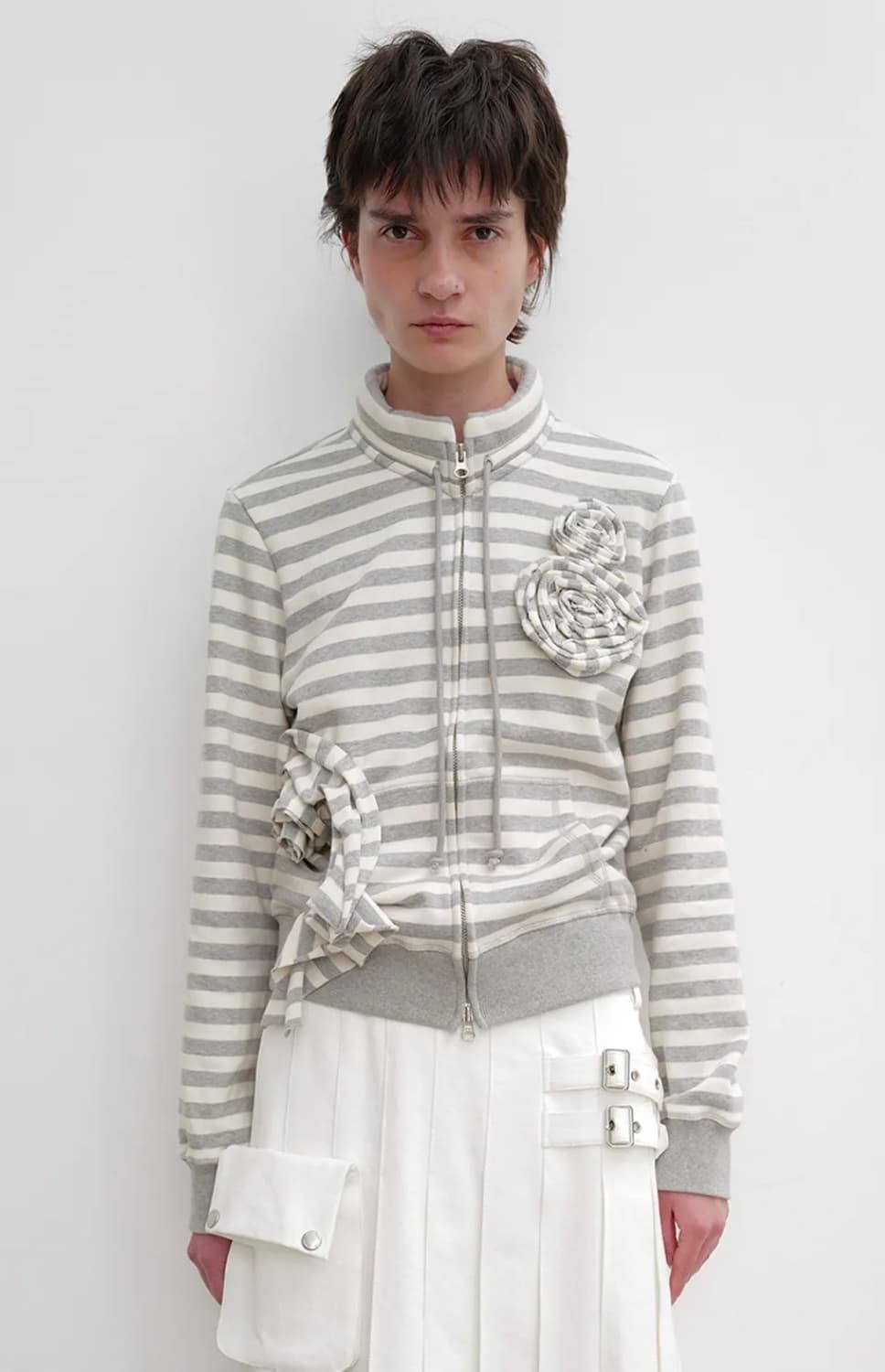 오픈와이와이 아플리케 집업 자켓 상품이미지1