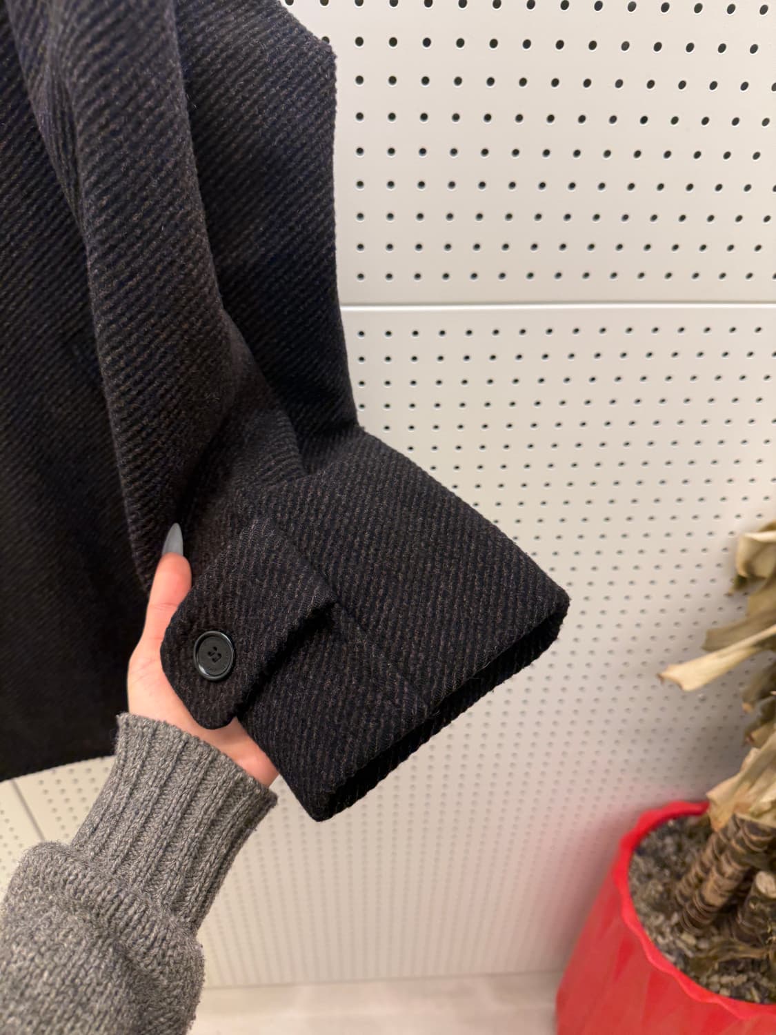 갤럭시 패턴 모직 코트 U657 상품이미지3