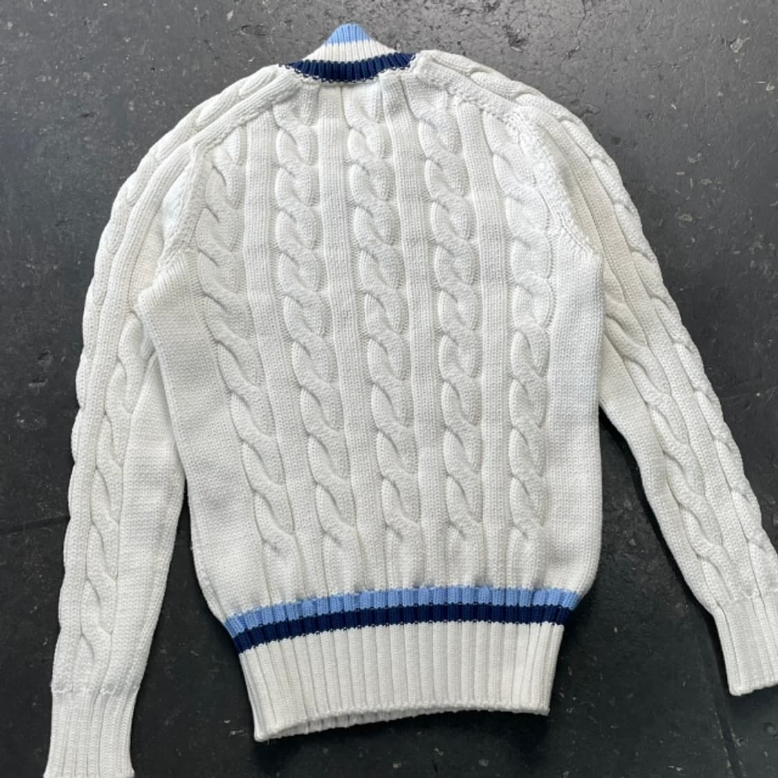 90 라코스테 꽈배기 니트  상품이미지5