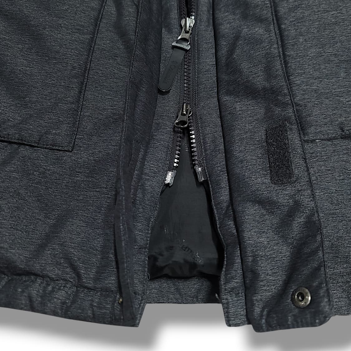 [XL] 컬럼비아 그레이 후드 헤비 덕 다운 야상 패딩 상품이미지8