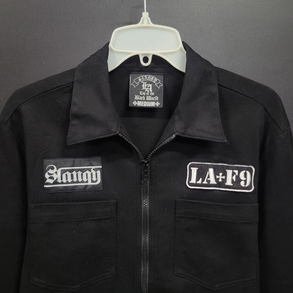 SLANGY Top of the Black World 빈티지 워크자켓  상품이미지3