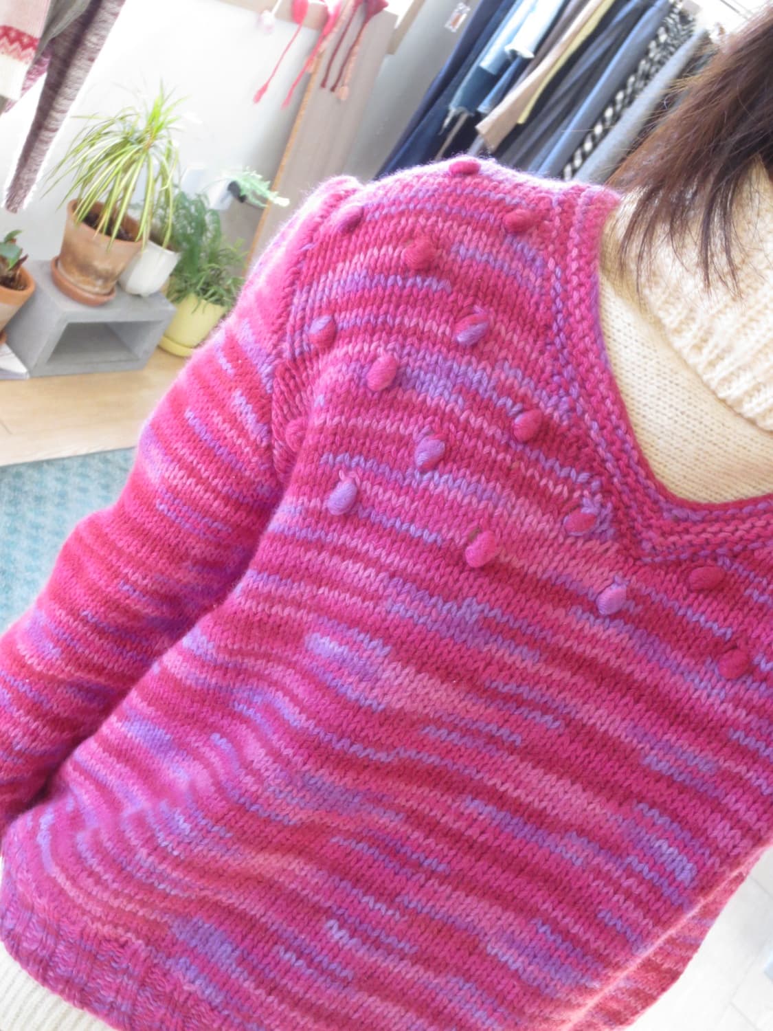 vintage pink knit 상품이미지3