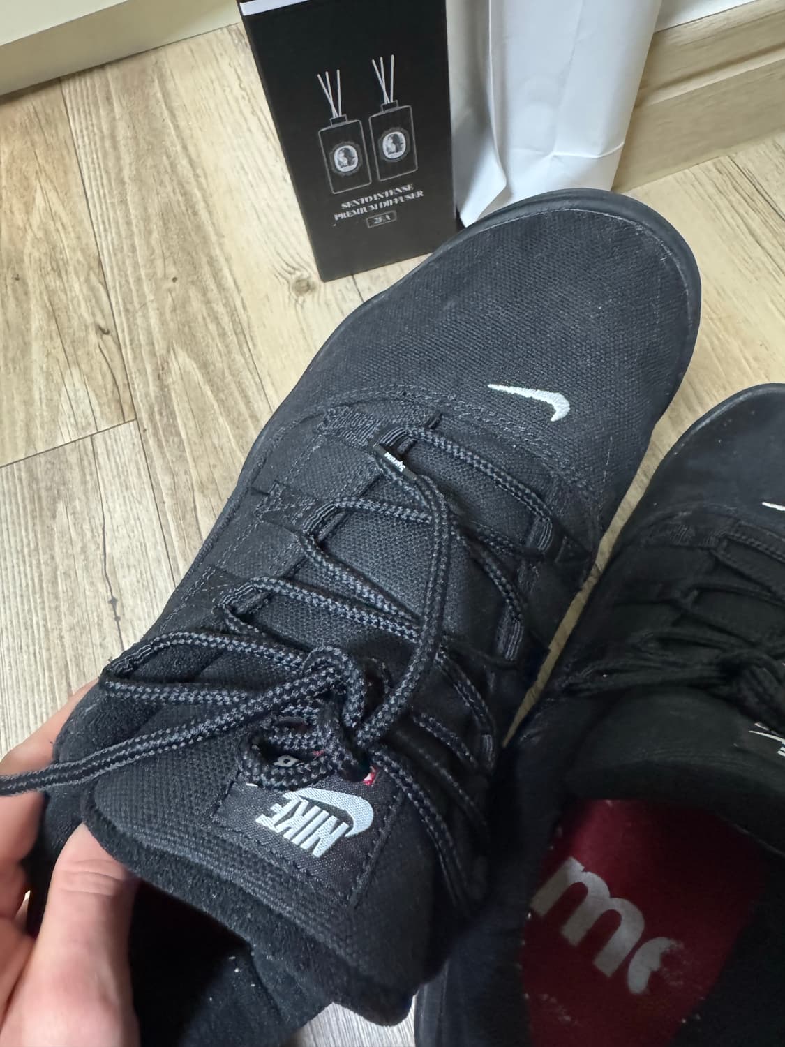 슈프림 나이키 콜라보 sb다윈 로우 블랙 280 상품이미지3