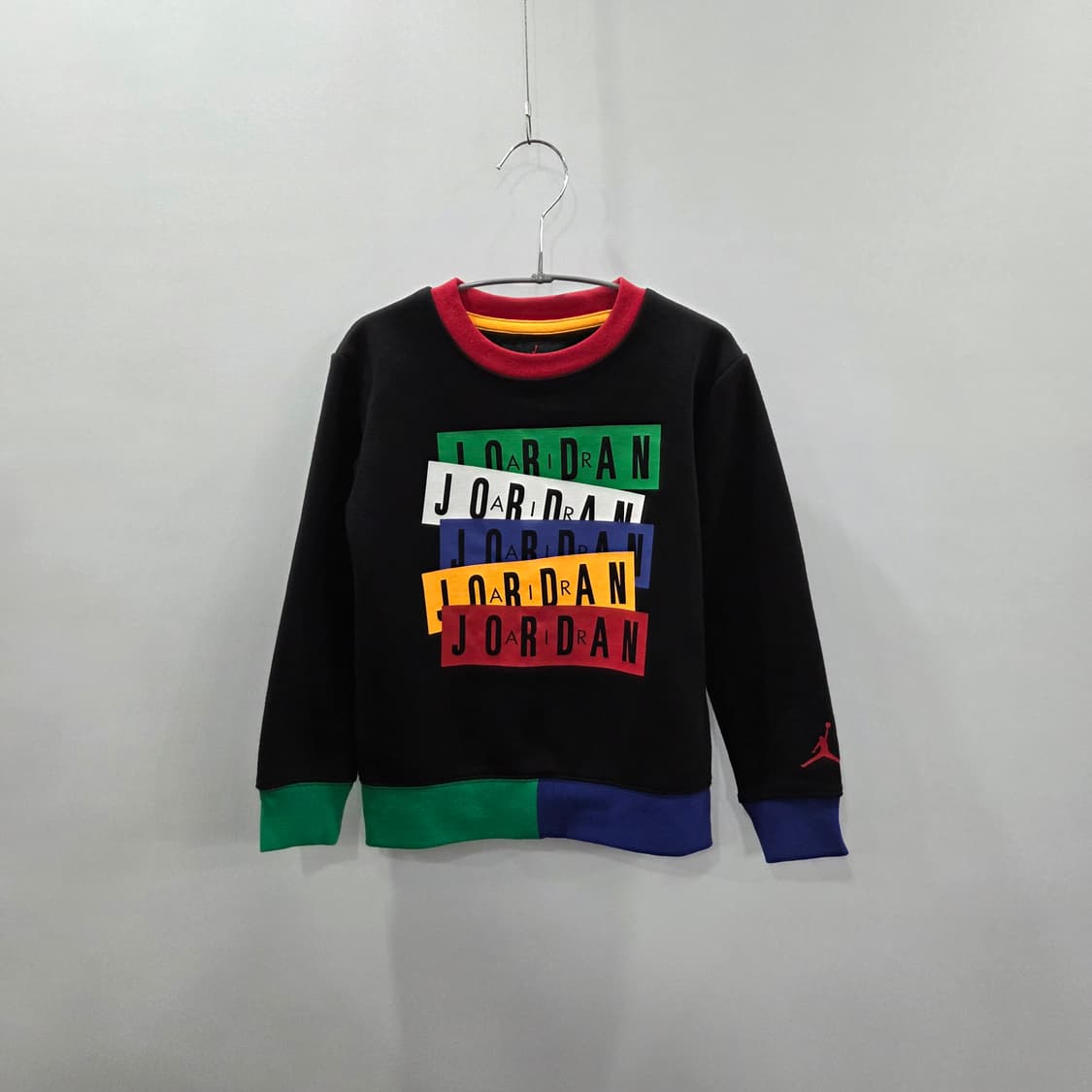 조던 키즈 프린팅 기모 맨투맨 3/4Y  상품이미지1