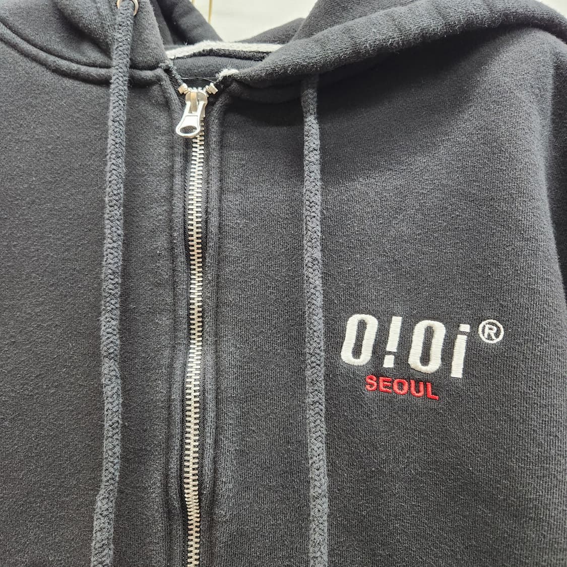 오아이오아이 로고 오버핏 후집업 3XL 상품이미지2