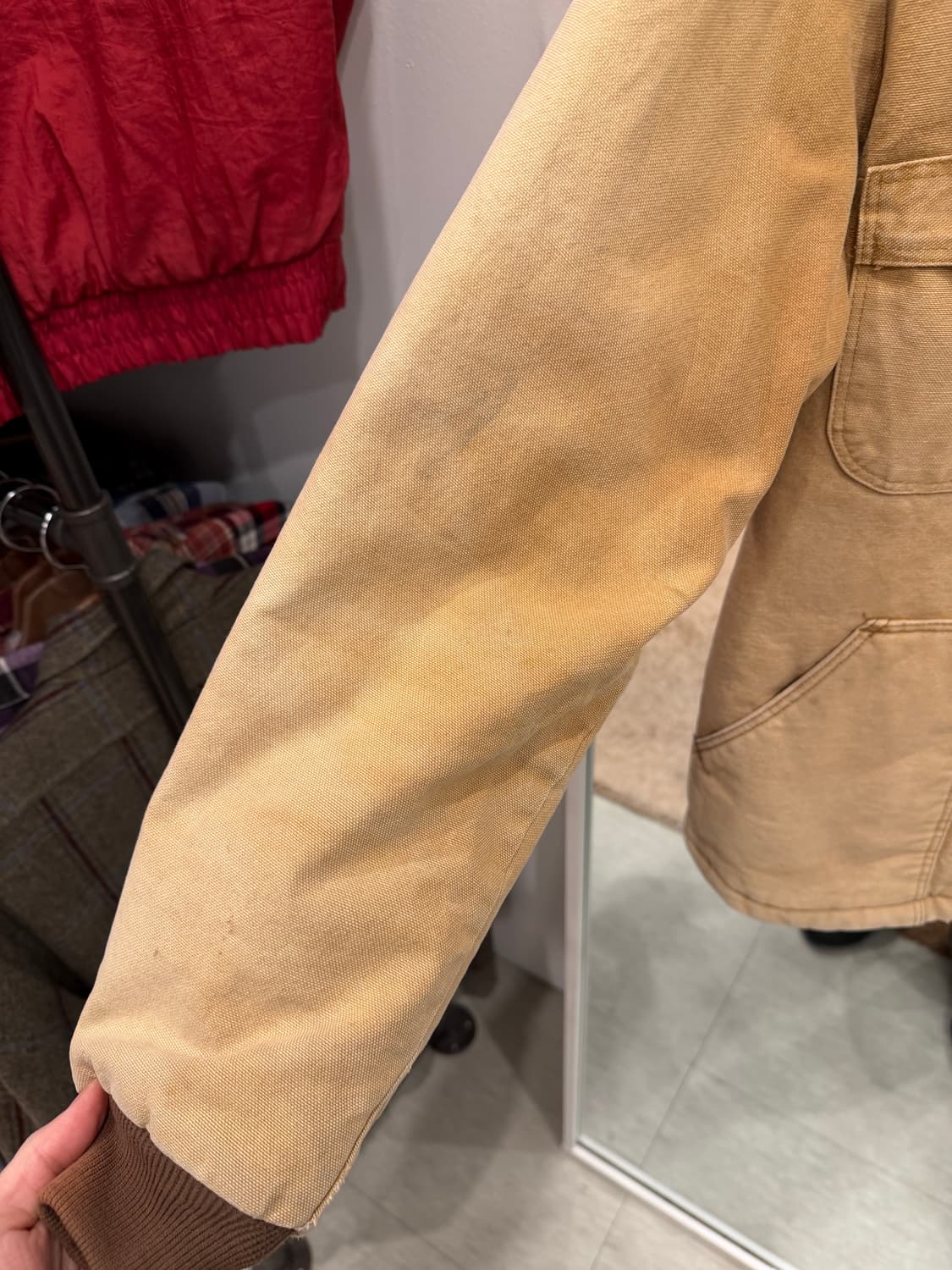 90s Bercowear 빈티지 덕 캔버스 헌팅 초어 자켓 (USA) 상품이미지8