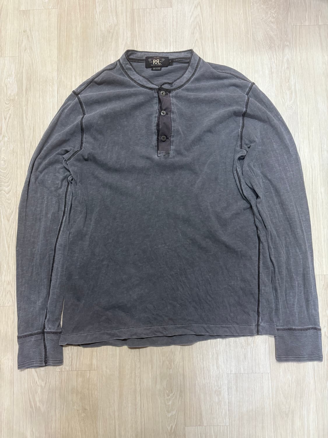 RRL 더블알엘 랄프로렌 헨리넥 롱슬리브 m 상품이미지1