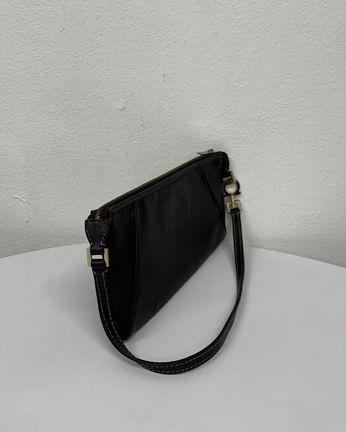 살바토레 페라가모 간치니 가죽 미니 숄더 토트백 상품이미지1