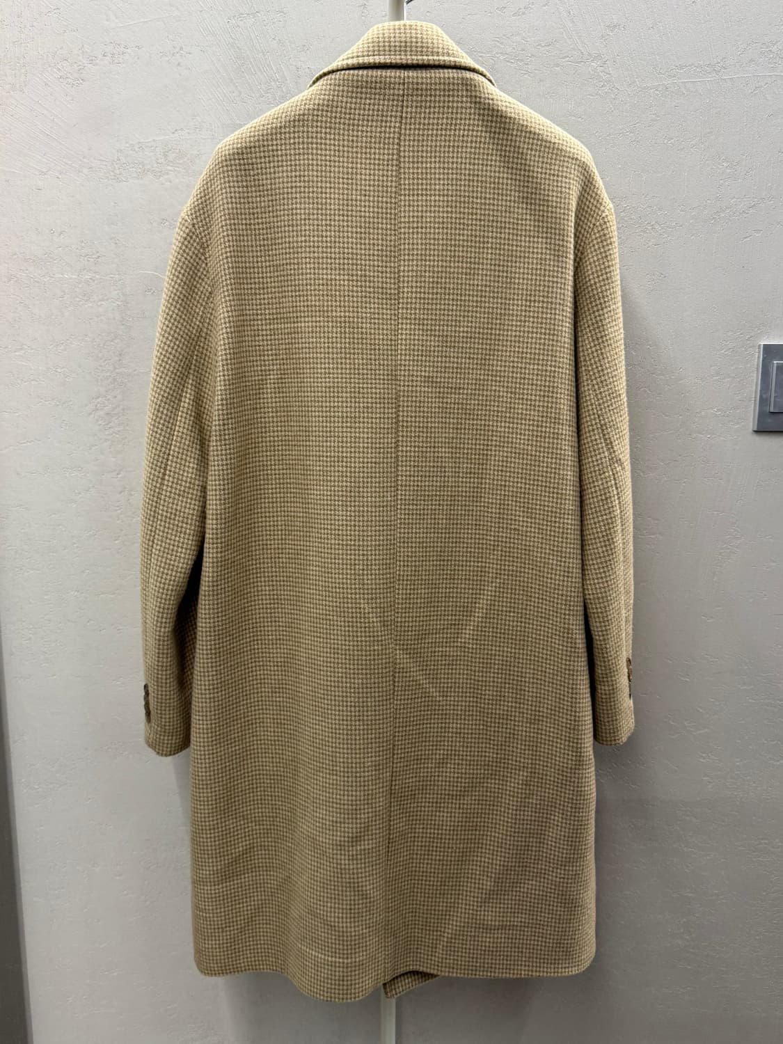 Made in Italy Houndstooth Wool Coat 105 상품이미지4