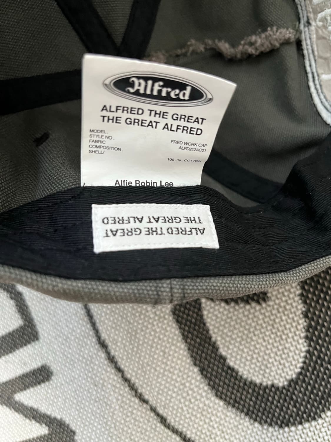 헤리티지플로스 알프레드 캡 -차콜 상품이미지4