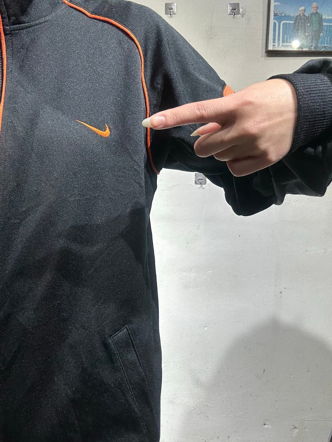 00s 나이키 블랙 재팬 트랙탑 져지 S 상품이미지4