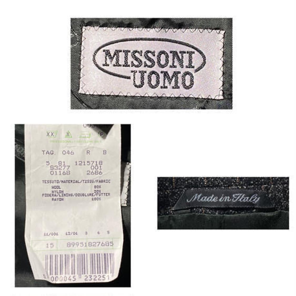 🧵🎩 MISSONI UOMO | 미쏘니 이태리 울 더블 스트라이프 셋 상품이미지8