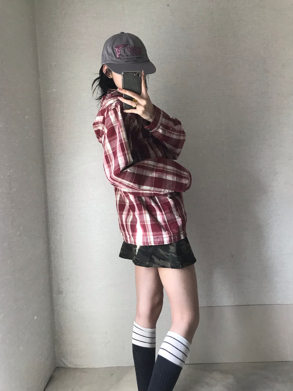 스노우피크 체크 바람막이 상품이미지3