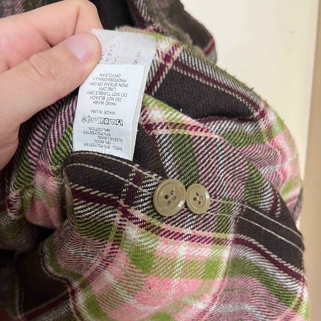 [L] 엔지니어드가먼츠 익스플로러 셔츠 자켓 브라운/핑크 엔가 상품이미지6