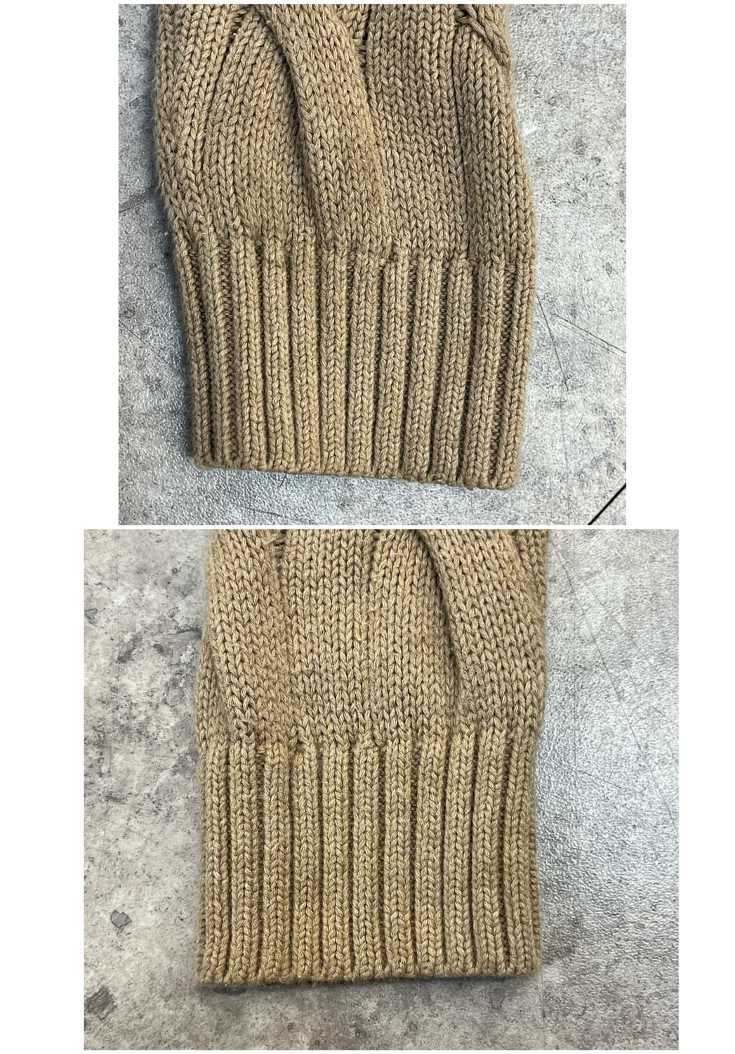 폴로 랄프로렌 트임 꽈배기 니트 베이지 M #csz3670 상품이미지9