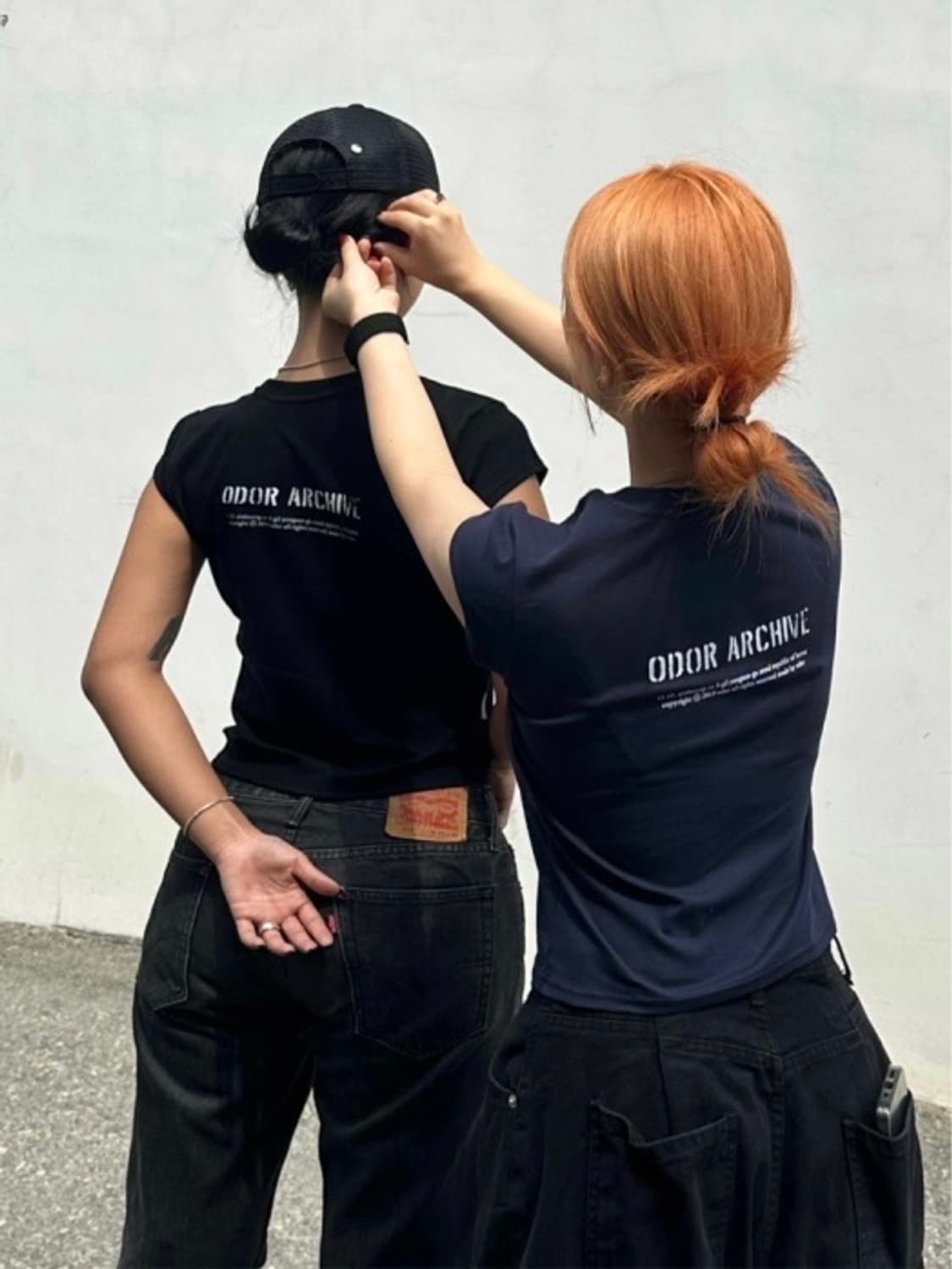 Odor archive baby tee black 상품이미지3