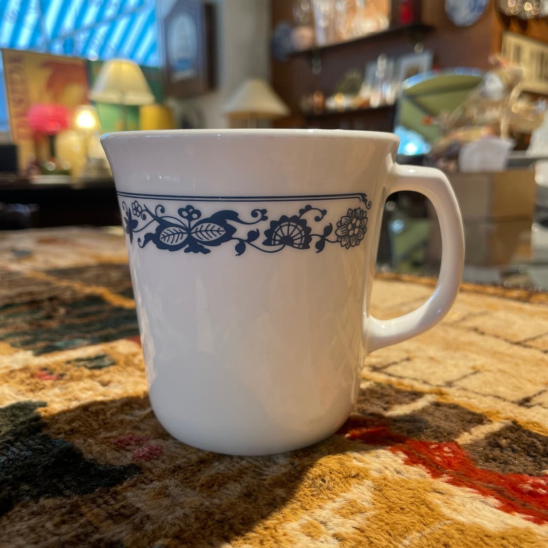 1970s 빈티지 코렐 플로럴 머그컵 상품이미지1