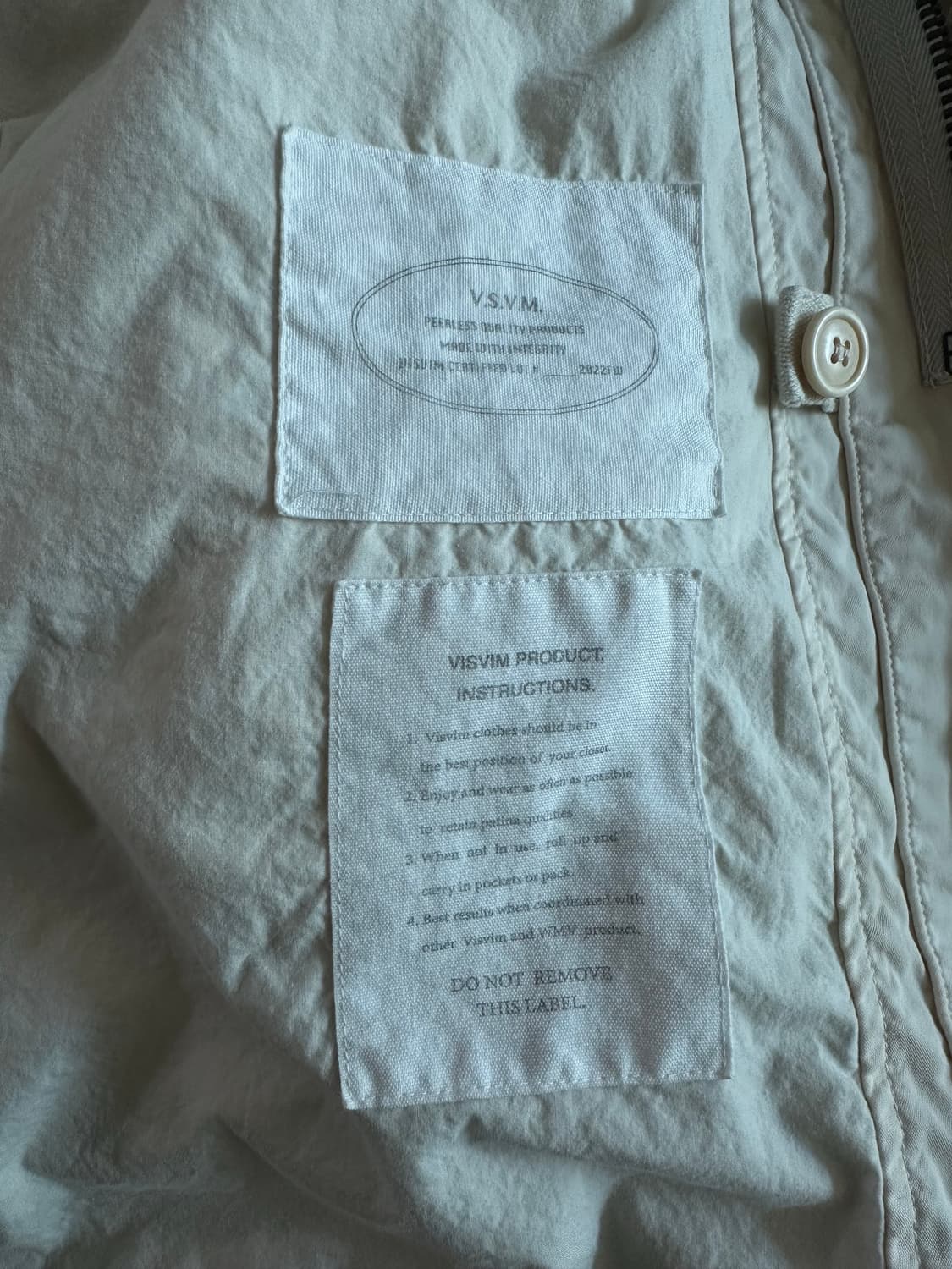 비즈빔 22fw 피쉬테일 아이보리 4 사이즈 상품이미지3