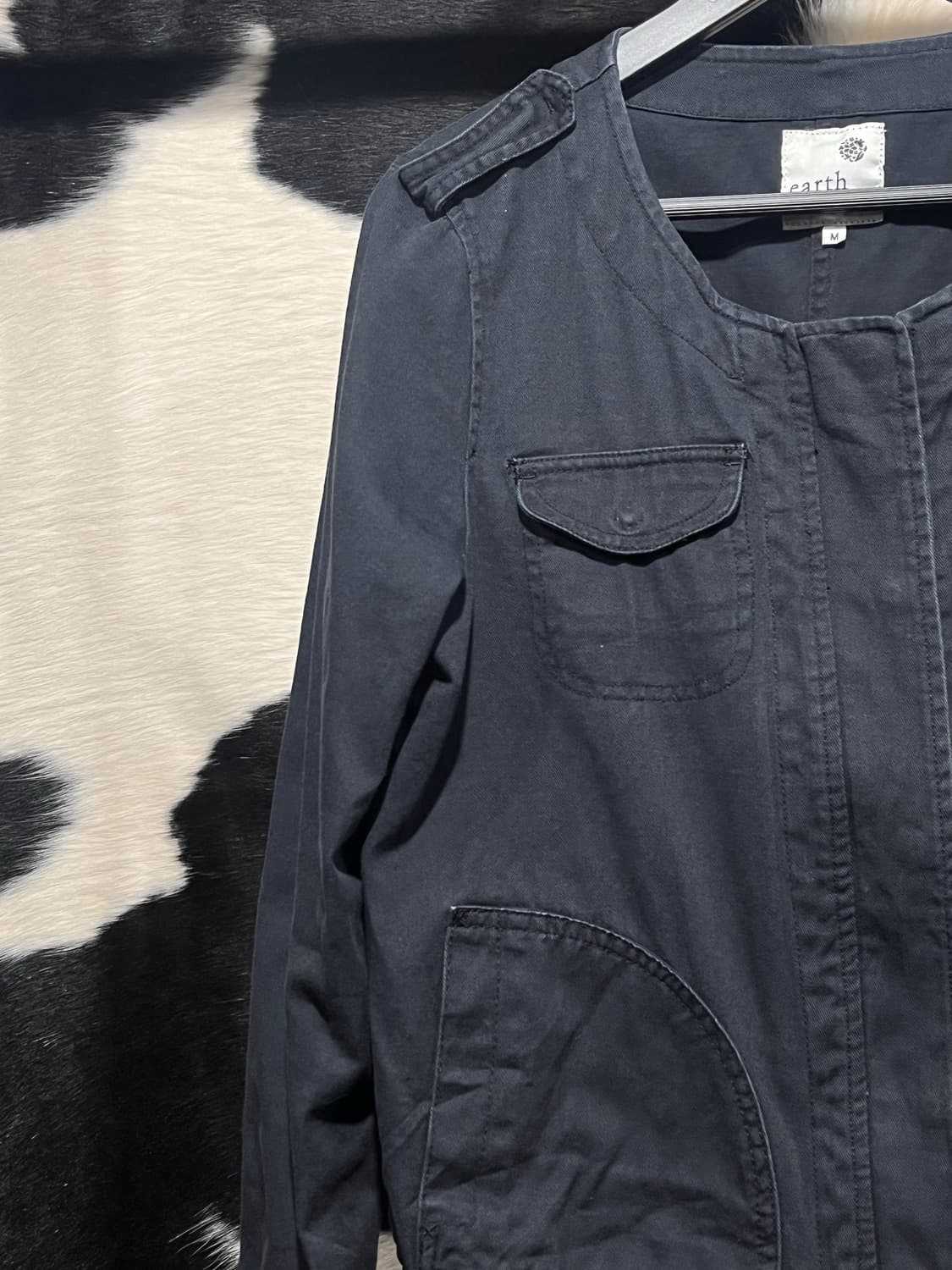 네이비 포켓 워크 자켓 상품이미지4