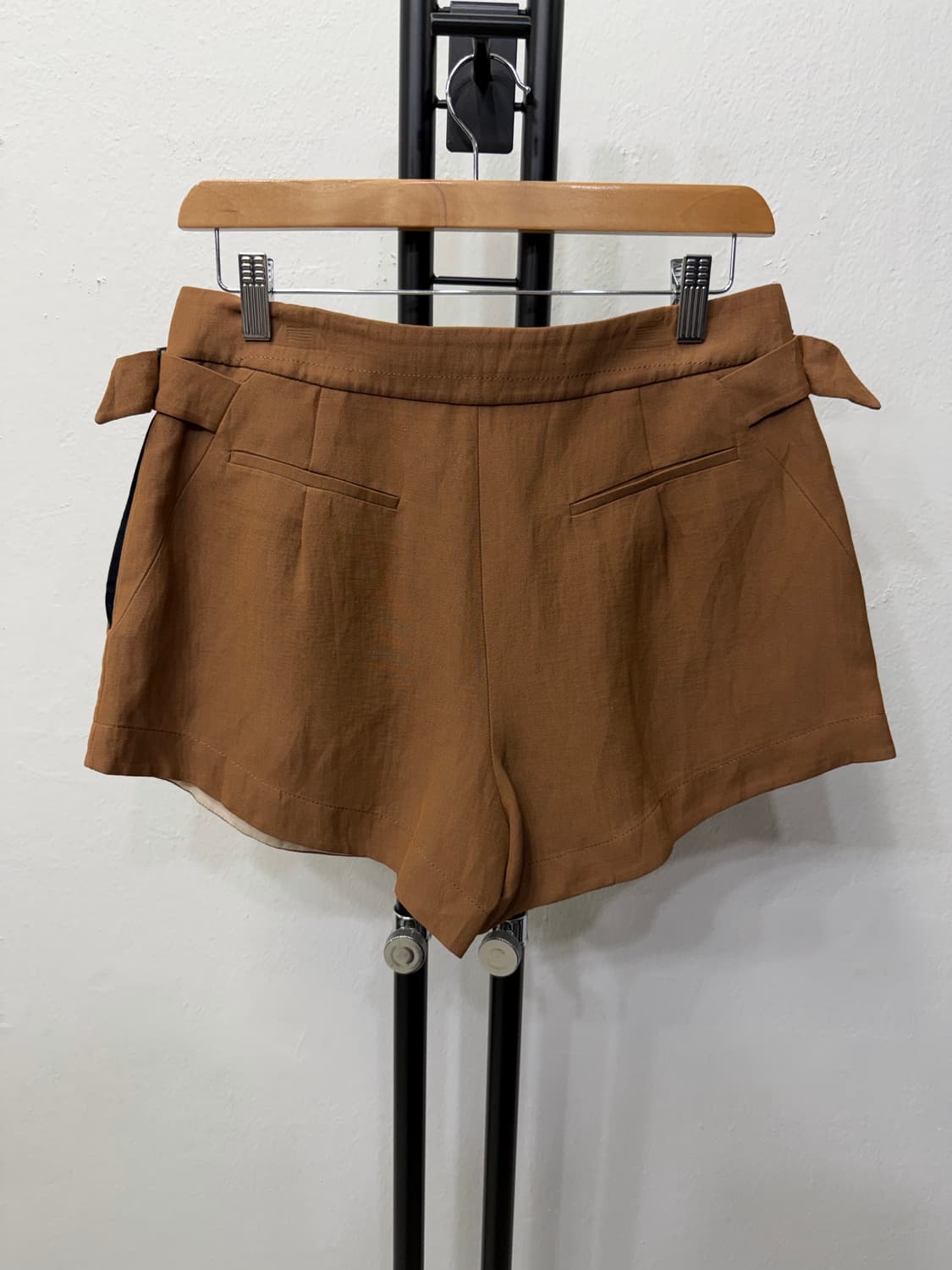 정품) 타임 한섬 브라운 숏팬츠 반바지 67(28) 상품이미지5