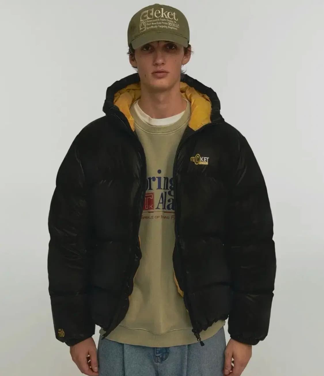 테켓 닷컴 다운 자켓 블랙 L 상품이미지1