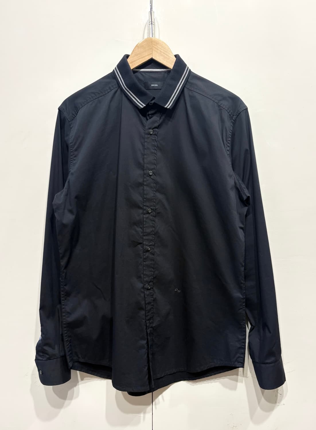 디젤 스트라이프 카라 셔츠 상품이미지1