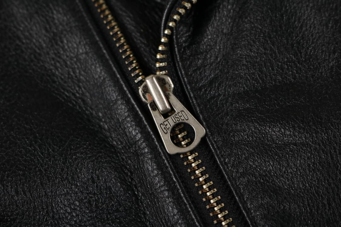 [L] 90's 겟유즈드 소가죽 라이더 자켓 상품이미지2