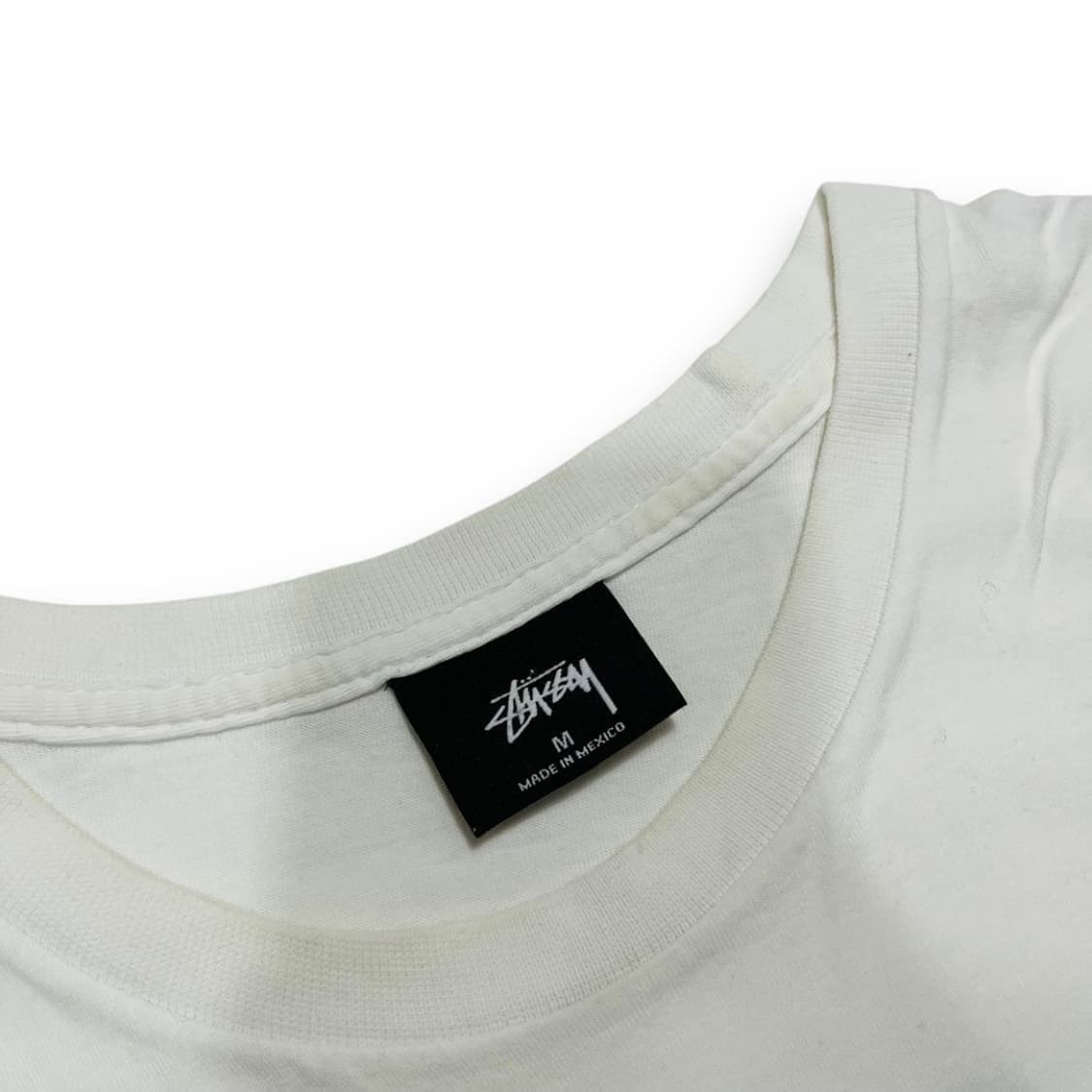 스투시 태극 음양 로고 빈티지 화이트 반팔 티셔츠 상품이미지4