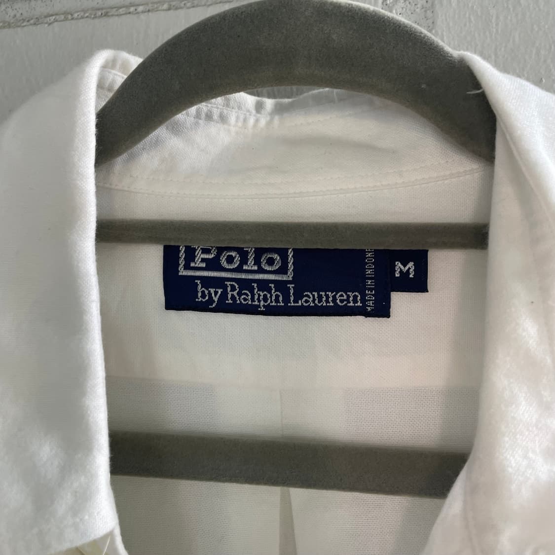 폴로 랄프로렌 화이트 옥스포드 셔츠 상품이미지2