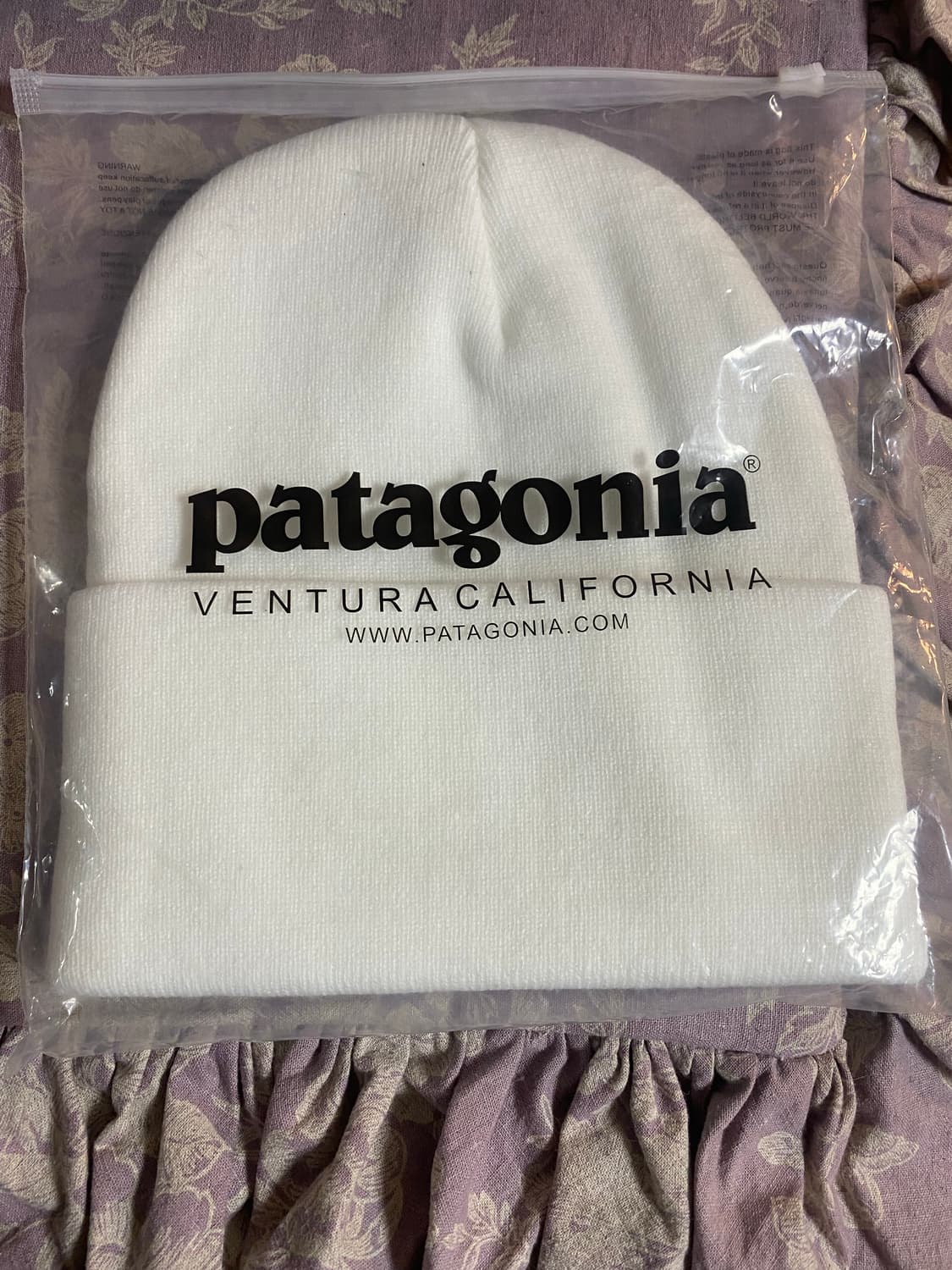 파타고니아 비니 화이트 새상품 상품이미지2