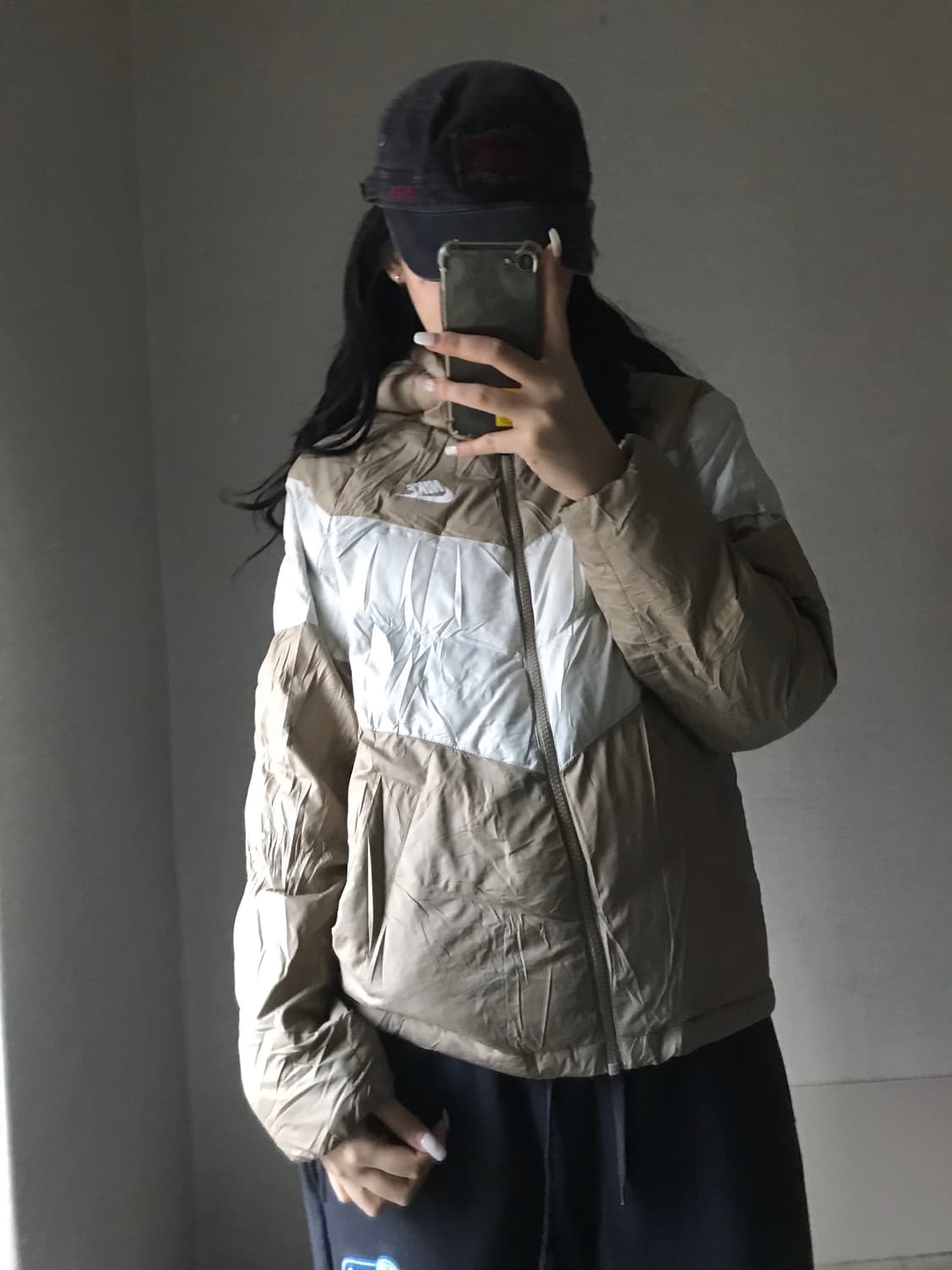 나이키 베이지 패딩 상품이미지4