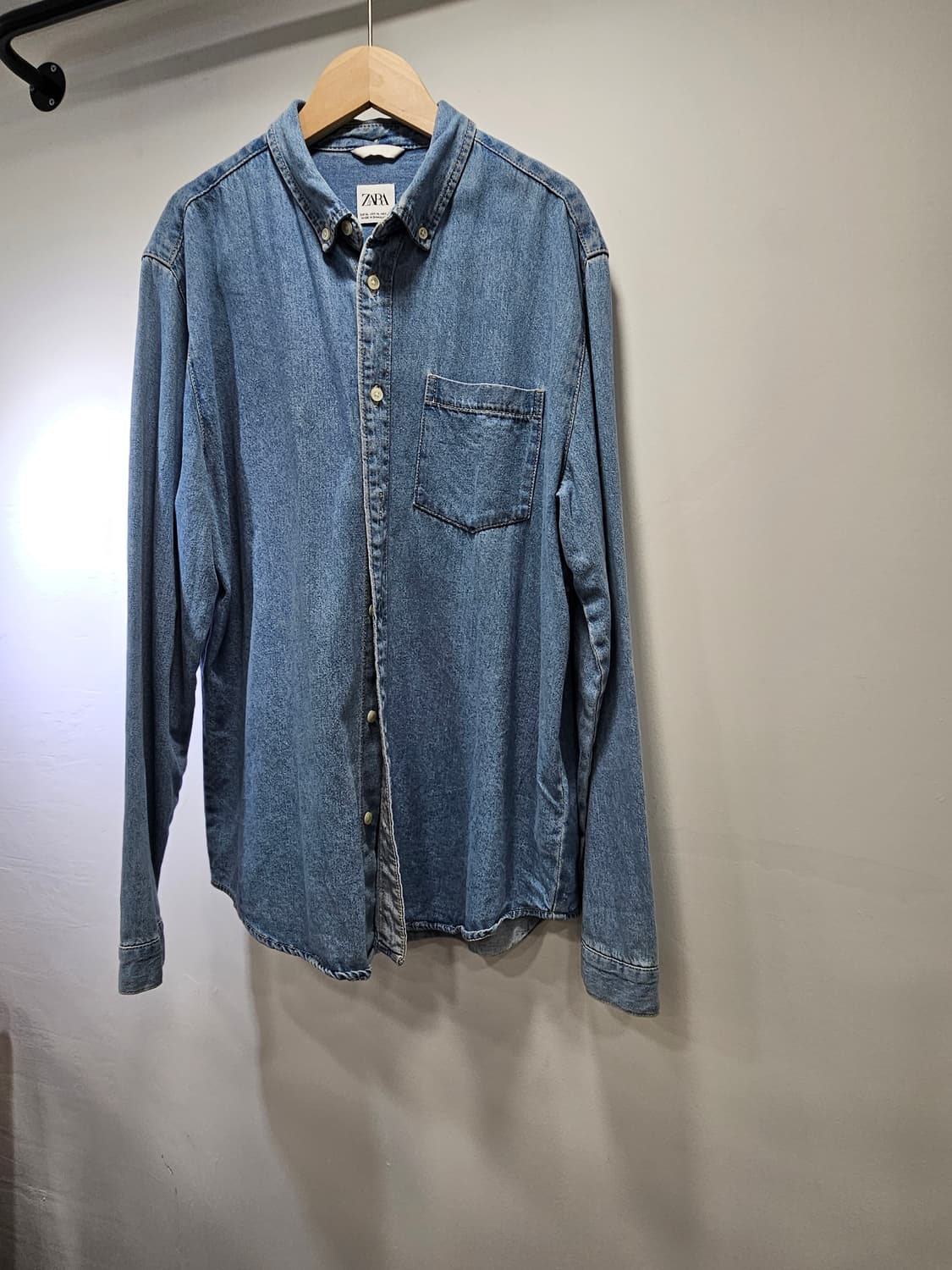 자라 데님 셔츠 XL 상품이미지1
