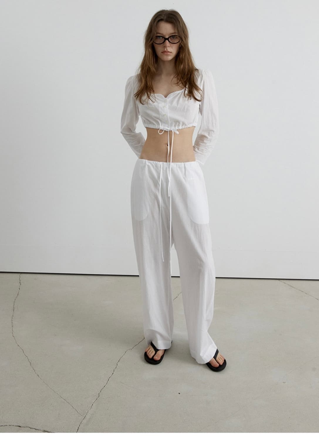 오버듀플레어 블라우스 상품이미지2