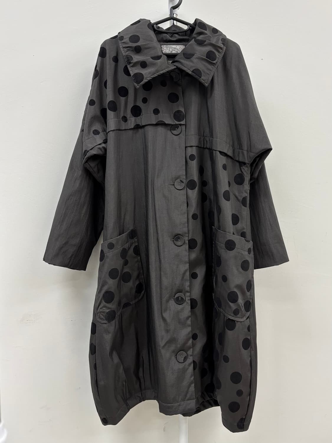 빈티지 도트 점퍼 패딩 상품이미지7