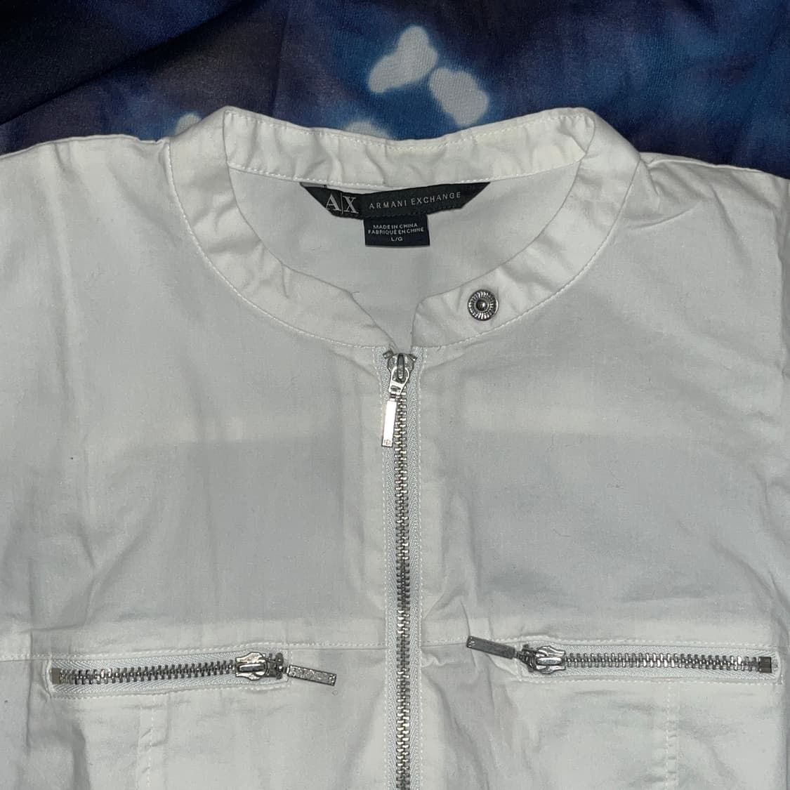 Armani Exchange White Zip Jacket 상품이미지2