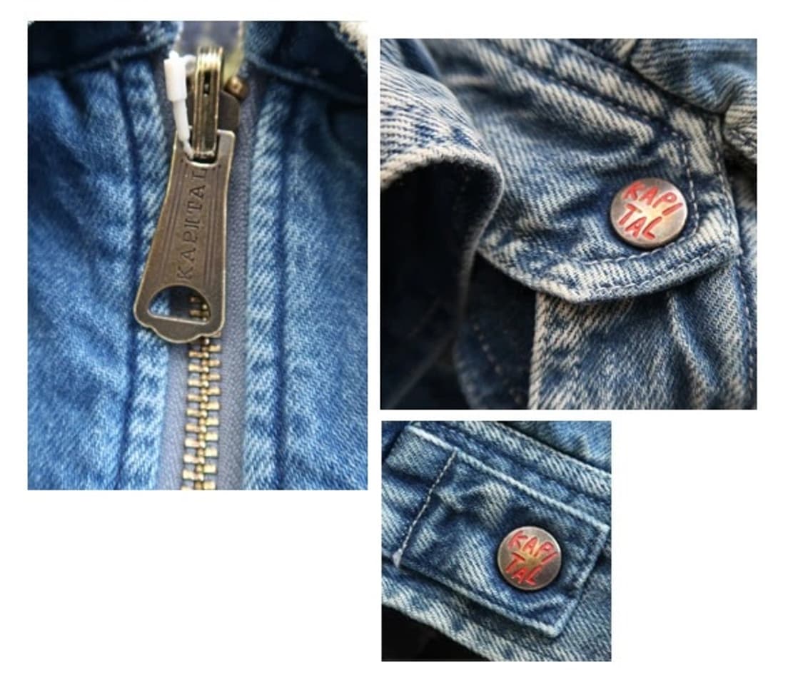 캐피탈 11.5oz 데님 라이닝 리버시블 ZIP UP 워크 자켓 상품이미지3