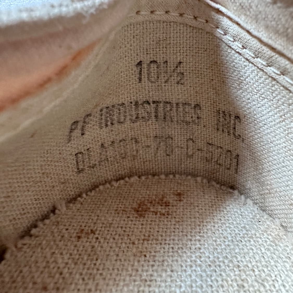 70s 미군 오리지널 단화 활동화 캔버스 운동화 PF 인더스트리 10.5 상품이미지8