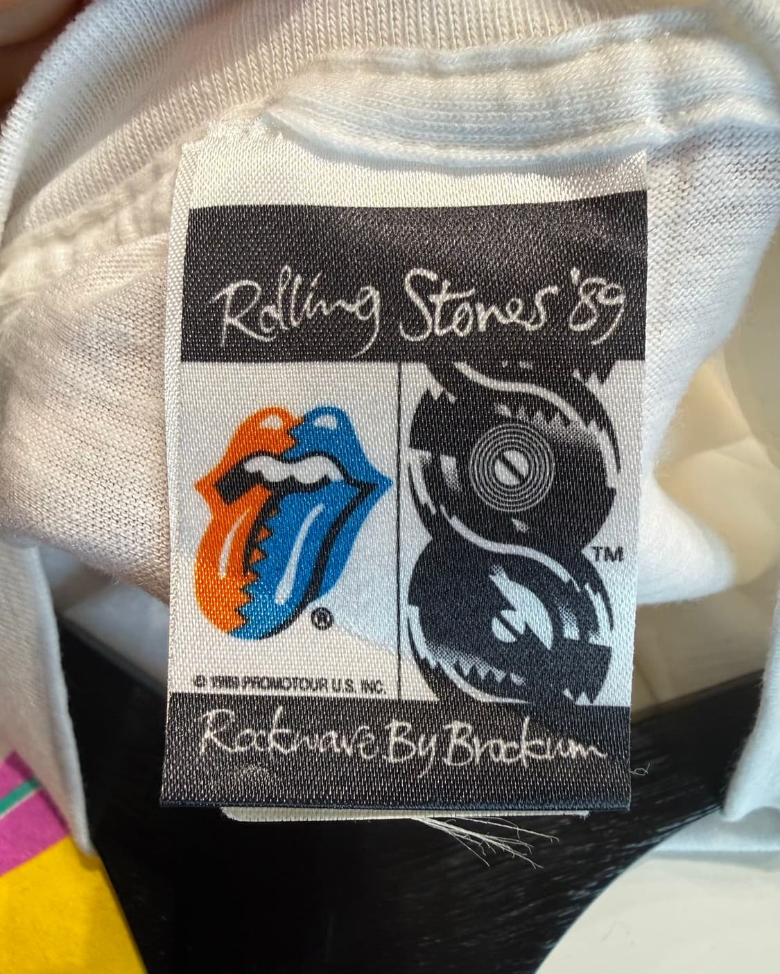 롤링 스톤스 화이트 1989 투어 하프티  상품이미지8