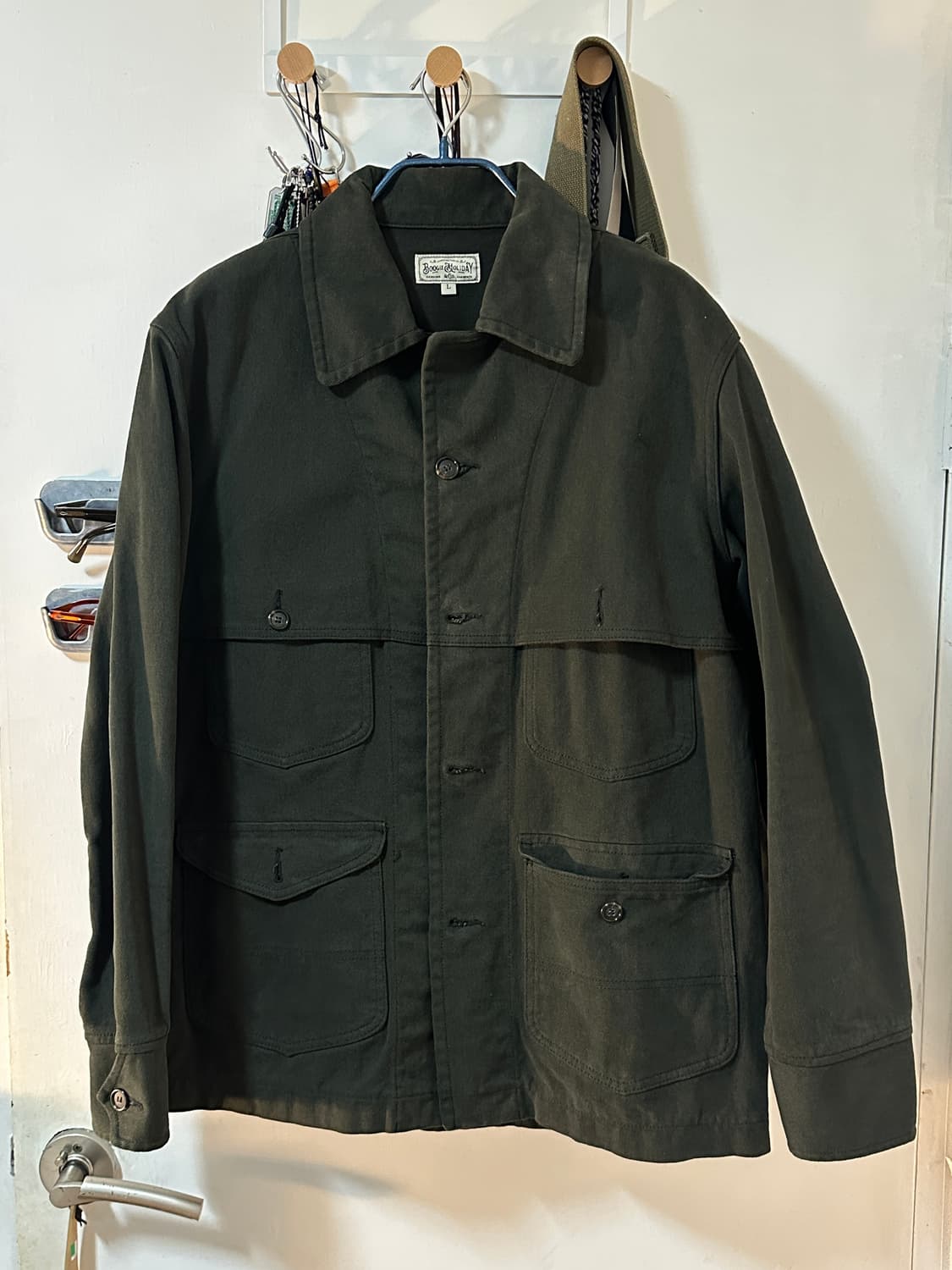 부기홀리데이 크루저 몰스킨 자켓 다크그린 (L) 상품이미지1